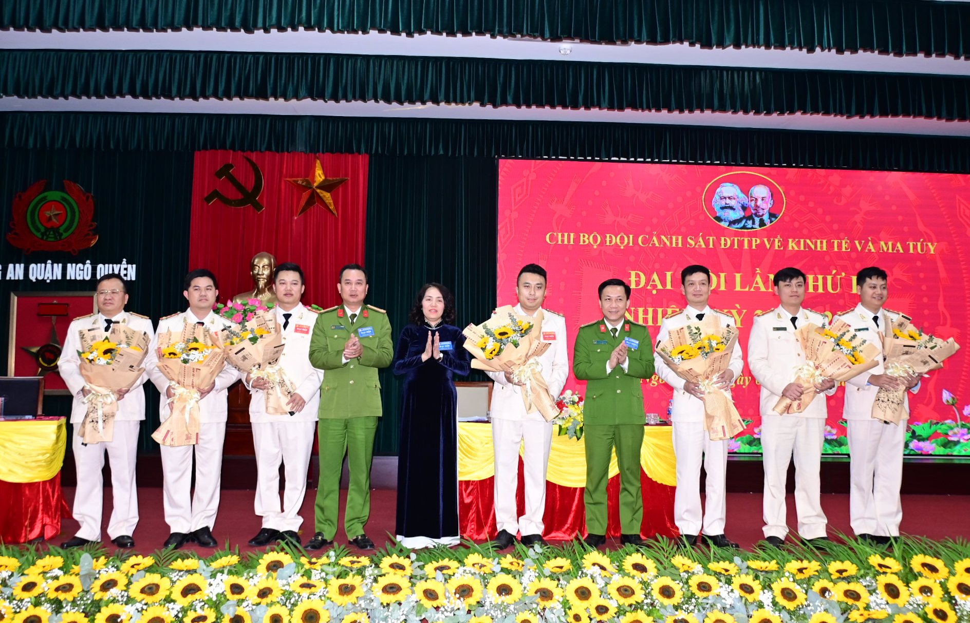 Chi bộ Đội Cảnh sát ĐTTP về kinh tế và ma túy - Công an quận Ngô Quyền: Tổ chức thành công Đại hội lần thứ I, nhiệm kỳ 2025-2027